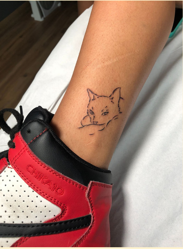 tatuaje gato